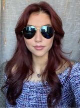 New Gold Blue Aviator Men's Women's Sunglasses . - $8.99