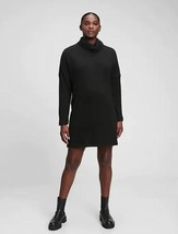 New Gap Maternity Black Turtleneck Long Sleeve Ribbed Sweater Dress XS M L XL - £31.96 GBP