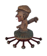 Vintage Looking Golfer Tie Rack Holder Classic Belt Necktie Organizer Fo... - $22.36