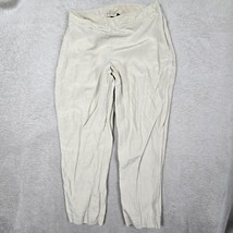 Sigrid Olsen Linen Pants Womens Size 6 Petite Lined Summer Office Qualit... - $19.94