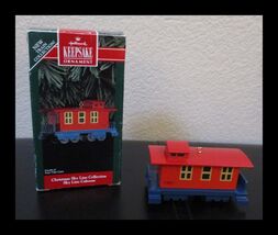 Hallmark Keepsake Christmas Sky Line Caboose Ornament 1992 IOB - €8,49 EUR