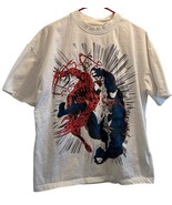 Sergio Calabasas Spiderman Shirt Size Medium AOP Graphic Double Sided - $90.95 CAD