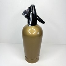 Gold Seltzer Bottle Mid-Century Sparklets Limited Made In England SCI/Z/K - £22.84 GBP