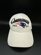 Reebok New England Patriots 2003 AFC Conference Champions Hat White NFL - £10.30 GBP