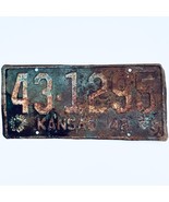 1942 United States Kansas Jewell County Passenger License Plate 43-1295 - £20.35 GBP