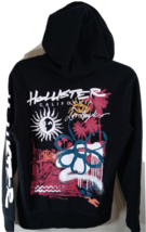 Hollister Hoodie Sweatshirt Size XS X-Small Double Sided Black Los Angeles Calif - £13.17 GBP