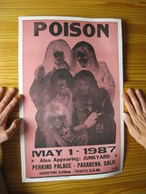 Poison Concert Poster May 1, 1987, Pasadena Ca-
show original title

Ori... - $448.25