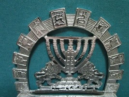 Menorah Silverplated Original Made In Israel [A9CURIO] - £24.93 GBP