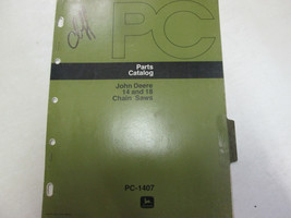 John Deere PC-1407 Motosega 14 18 Parti Catalogo Manuale Factory OEM Lib... - $23.79