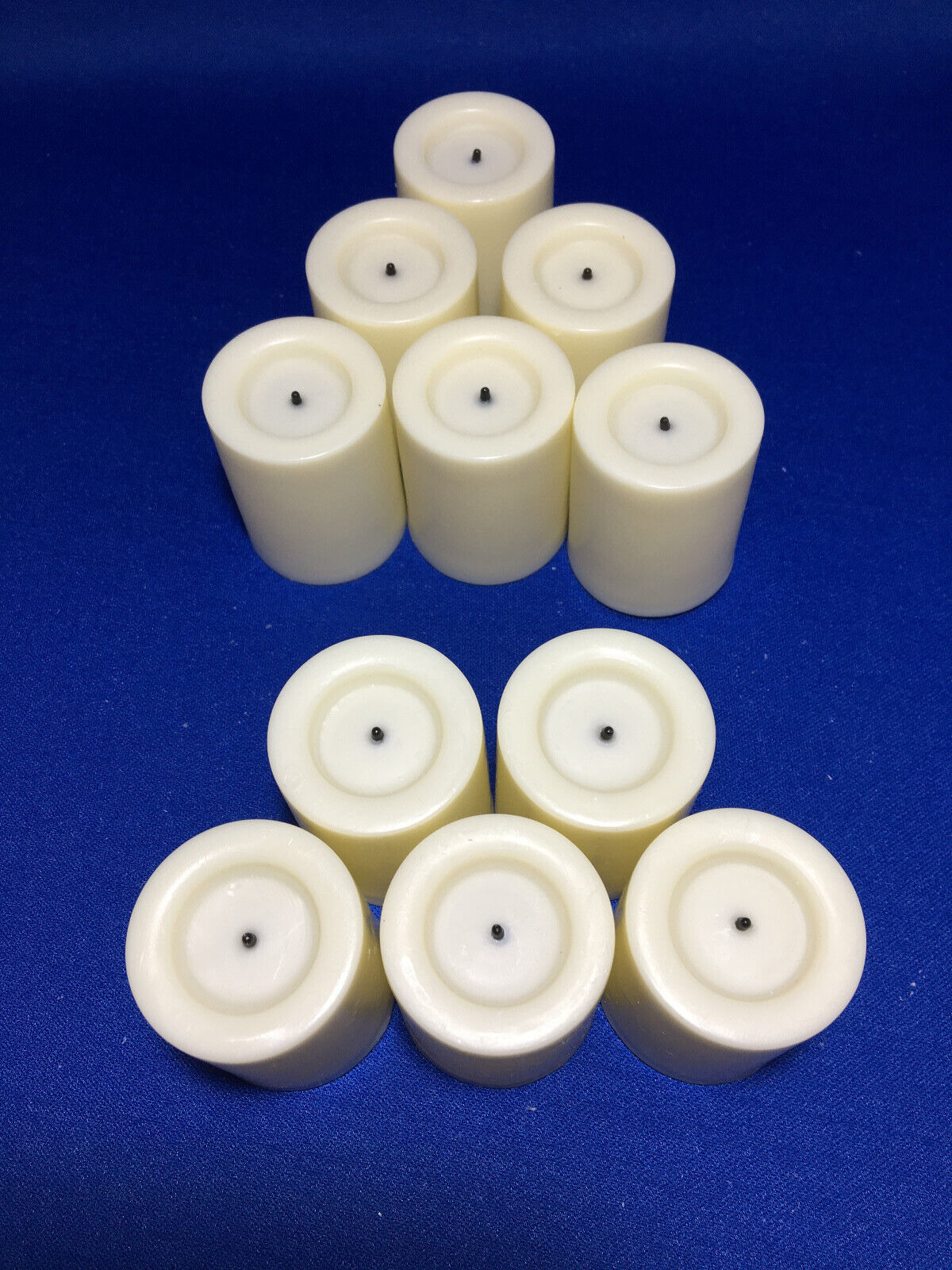 11 wax covered plastic votive candles (2032 style batteries included) - $4.95