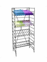 Only Hangers Black Wire Shelf Rack with Adjustable Shelves - £57.16 GBP