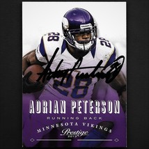 Adrian Peterson autograph signed 2013 Panini card #110 Vikings - £39.95 GBP