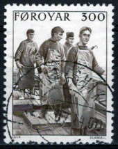 ZAYIX Faroe Islands 113 Used Fishermen Boat Fishing 051023S70M - £1.19 GBP