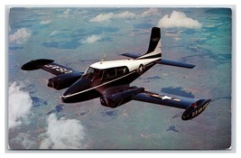 Cessna L-27A Cartolina IN Volo Unp Non Usato Cromo Cartolina R11 - £5.69 GBP