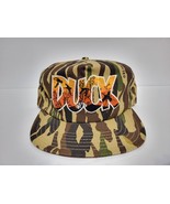 RARE Ducks Unlimited Hunting Snapback Hat Duck Camo Embroidered Orange Cap - $29.69