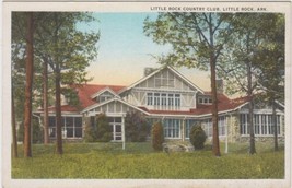Little Rock Country Club Arkansas AR Postcard Vintage Unused - £2.34 GBP