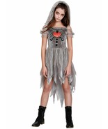 VIP 2 Piece Ghost Bride  Costume Girls Size L 10-12 New (Halloween/Dress... - £12.25 GBP