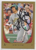 Kurt Suzuki signed Autographed Card 2011 Bowman Gold - $10.03