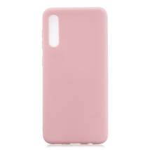 Anymob Samsung Phone Case Pink Silicone Soft TPU Back Cover - £15.90 GBP