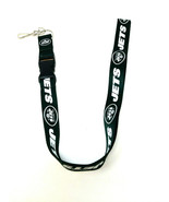 NFL NEW YORK JETS TEXT LOGO SUBLIMATED LANYARD BADGE ID HOLDER KEYCHAIN ... - €4,90 EUR