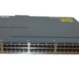 Cisco Catalyst WS-C3750X-48PF-S • 48-Port Gigabit Switch+ C3KX-PWR-1100W... - £60.52 GBP