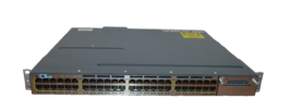 Cisco Catalyst WS-C3750X-48PF-S • 48-Port Gigabit Switch+ C3KX-PWR-1100W... - $77.14