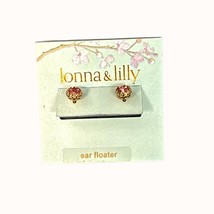 Lonna and Lilly Gold-Tone Stone and Crystal Halo Stud Earrings - $12.87