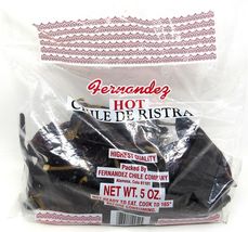 Red Chile Whole Pods Hot Spice 5 oz Mexican de Ristra Fernandez Colorado u - $18.80