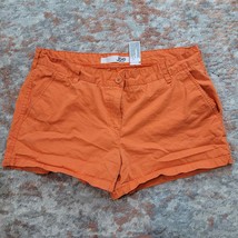 Joe Orange Cotton Shorts - Size 14 - £11.07 GBP