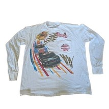 Winston Cup Series Bristol T Shirt Single Stitch Nascar Long Sleeve XL 1992 Vtg - $24.70
