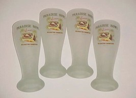 Set of 4 TOMMY BAHAMA 8 3/4&quot; Paradise Bowl Luau Relaxation Frosted Tumbler - $55.28