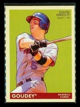 2009 Upper Deck Goudey Baseball Trading Card #125 David Wright New York Mets - £7.65 GBP