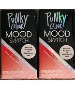 Two (2) PUNKY COLOUR Mood Switch ~ RED TO PINK ~ Heat Activated Hair Color - £14.71 GBP