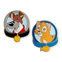 Oliver and Company Disney Pins: Dodger and Oliver Collars - $25.90