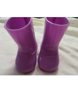Purple American Girl Our Generation 18” Doll Rain Boots EUC - £5.48 GBP