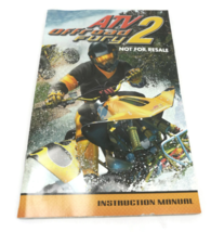 Original Manual ONLY ~ ATV offroad Fury 2  ~ Playstation 2 - $3.99