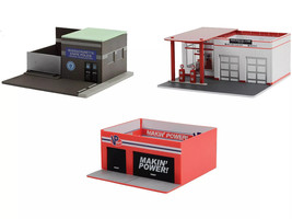 &quot;Mechanic&#39;s Corner&quot; Series 10 Set of 3 Dioramas for 1/64 Scale Models by... - £64.21 GBP