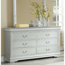 6 Drawer Double Dresser Dressers Chest Of Drawers Bedroom Storage Furniture - £655.12 GBP