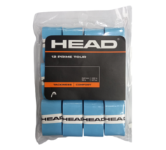 HEAD 12 Prime Tour Ovegrip Tennis Tapes Racket Grip Blue 0.6mm 12pcs NWT 285631 - $37.90