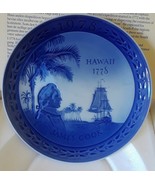 NIB Vintage Royal Copenhagen Porcelain Collector Plate Capt Cook Hawaii ... - £23.59 GBP