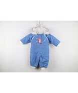 Vintage 70s 80s Baby Toddler Size 24M Snowman Hooded Quilted Snowsuit Ja... - $722.90 MXN