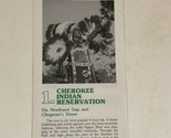 Vintage Smoky Mountain Scenic Tours Brochure Bro12 - $10.88
