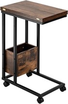 Hadulcet C Table End Table, Tv Tray Tables, Laptop Table Couch, Rustic B... - $74.93