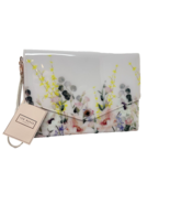 NWT Ted Baker Regina Elegant Envelope Pouch Nude Pink Purse 7&quot;H x 10&quot;W - $162.91 CAD