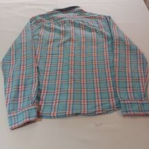 Abercrombie Fitch Men's Multicolor Plaid Long Sleeve Button Up Shirt Size Medium image 2
