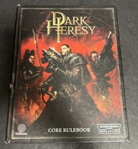 Dark Heresy Warhammer 40K Core Rulebook Roleplaying Hardcover Black Industries - £80.68 GBP