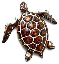 Beautiful Unique SEA Ocean Turtle Metal Tropical Loggerhead Island Wall Art - £11.67 GBP