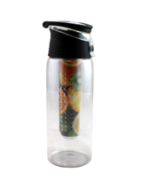 Water Bottle 24 Oz with Fruit Infuser BPA Free Tritan Reusable Plastic  - £7.12 GBP