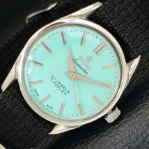 Titoni Airmaster Titoflex Swiss Mens Turquoise Blue Dial Watch a432177-1 - £60.90 GBP