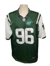 Nike NFL New York Jets Mohammed Wilkerson #96 Adult Large Green On Field Jersey - £27.85 GBP